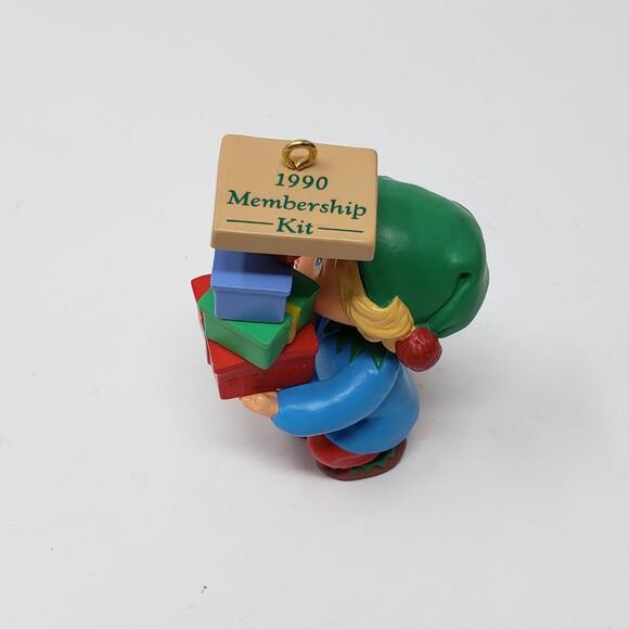 1990 Hallmark Armful of Joy Keepsake Collector's Club Holiday Ornament. - Picture 9 of 10